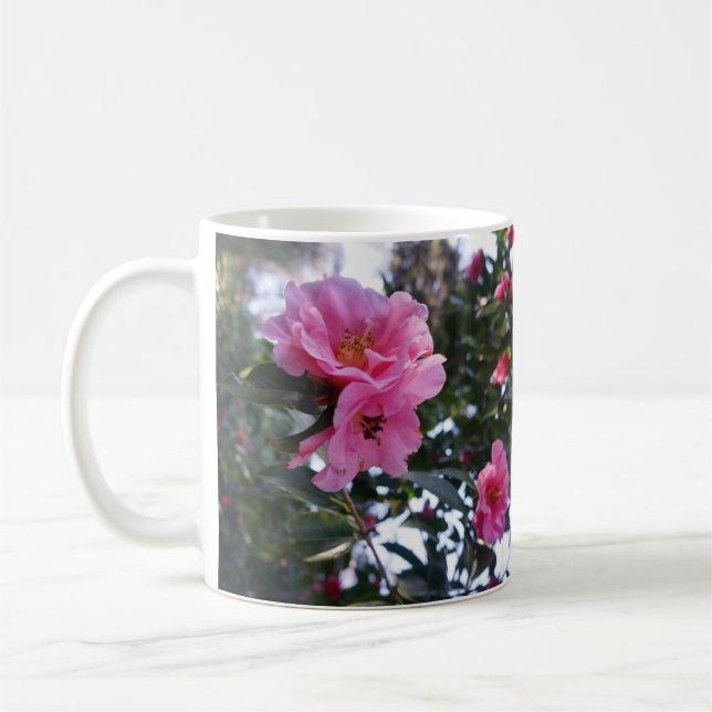 Caneca De Café Pink Camellia #2 Mug (Esquerda)