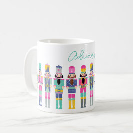 CANECA DE CAFÉ PINK CHRISTMAS NUTCRACKERS