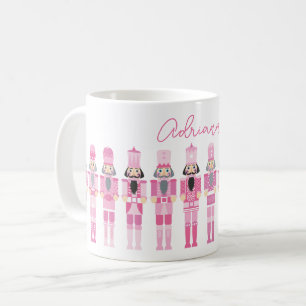 CANECA DE CAFÉ PINK CHRISTMAS NUTCRACKERS