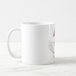Caneca De Café Pink Cowgirl Hat Cow Print Bow Goose