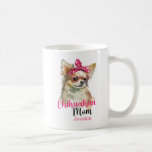 Caneca De Café Pink Cute Chihuahua Personalized Dog Mom<br><div class="desc">Pink Cute Chihuahua Personalized Dog Mom Coffee Mug  that is sure to be a mom pleaser for Mother's Day or a Birthday gift.</div>