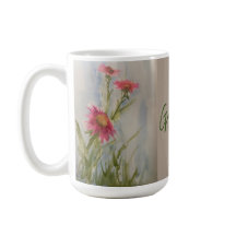Pink Daises Coffee Mug