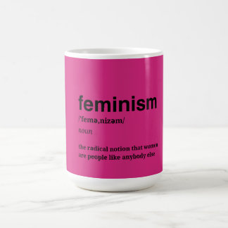 Caneca De Café Pink Feminist 