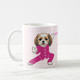 Caneca De Café Pink – Funny Shih Tzu Martial Arts Dog