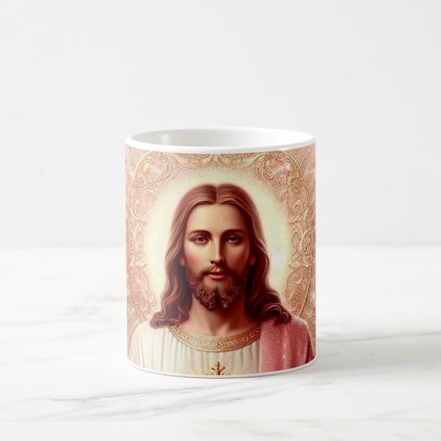 Caneca De Café Pink Jesus Mug! (Centro)