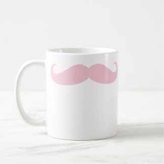Caneca De Café Pink Mustache Café Bebida Mug