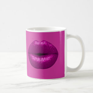 CANECA DE CAFÉ PINK PERFECTION LIPSTICK MAKEUP BEAUTY FASHION SAL