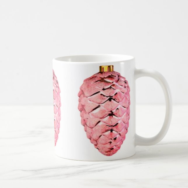 Caneca De Café Pink Pinecones Mug (Direita)