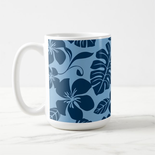 CANECA DE CAFÉ PINK PLUMERIA (BLUES) (Esquerda)