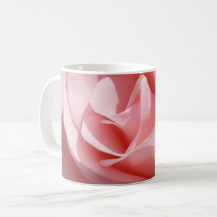 Caneca De Café Pink Rose White Coffee Mug
