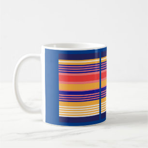 CANECA DE CAFÉ PINK VERMELHO AMARELO FAIXA
