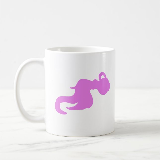 Caneca De Café Pink Water Bearer Silhouette Mug  (Esquerda)
