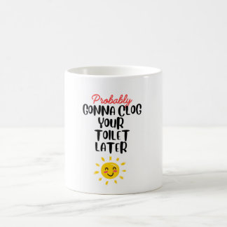 Caneca De Café Pino seu vaso sanitário engraçado