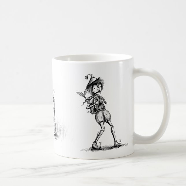 Caneca De Café Pinocchio (Direita)