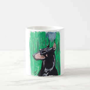 Caneca De Café Pinscher do Doberman