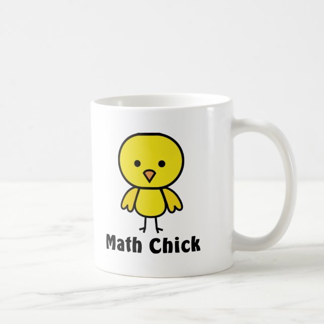 Caneca De Café Pintinho da matemática (Direita)