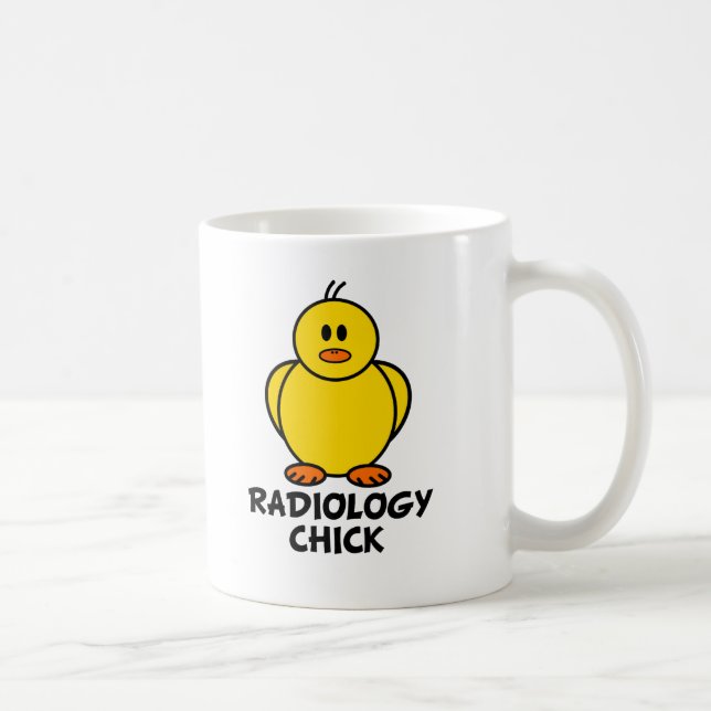 Caneca De Café Pintinho da radiologia (Direita)