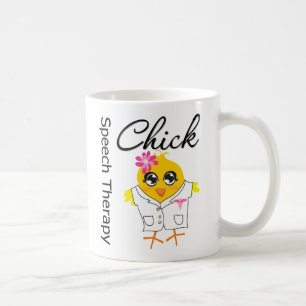Caneca De Café Pintinho da terapia da fala