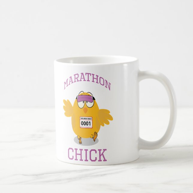 Caneca De Café Pintinho de maratona (Direita)