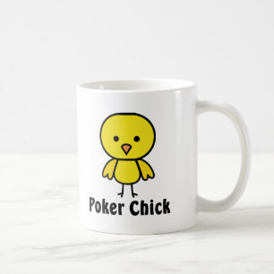 Caneca De Café Pintinho do póquer