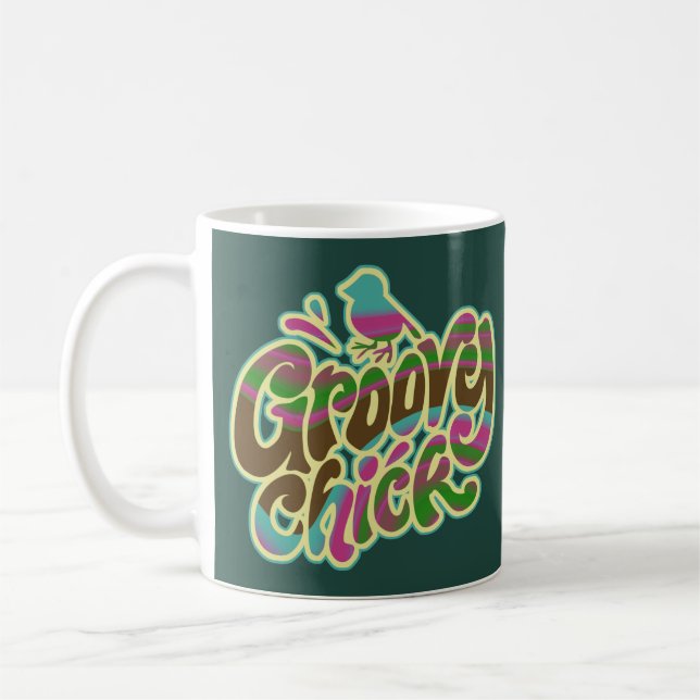 Caneca De Café Pintinho Groovy (Esquerda)