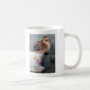 Caneca De Café Pintinho Na Taça