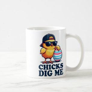 Caneca De Café Pintinhos Me Enganam Páscoa Engraçada Garotos Feli