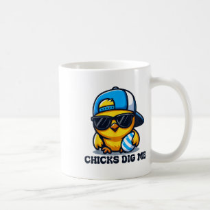 Caneca De Café Pintinhos Me Engravidam Páscoa Páscoa Engraçada Pa