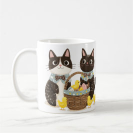 Caneca De Café Pintinhos para bebês Páscoas de Gatos de páscoa