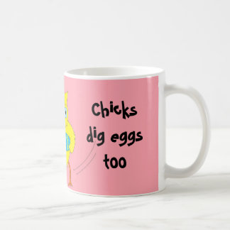 Caneca De Café Pintinhos também gostam de ovos