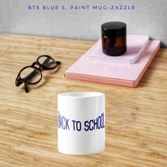Caneca De Café Pintor BTS-Blue-S (Criador carregado)