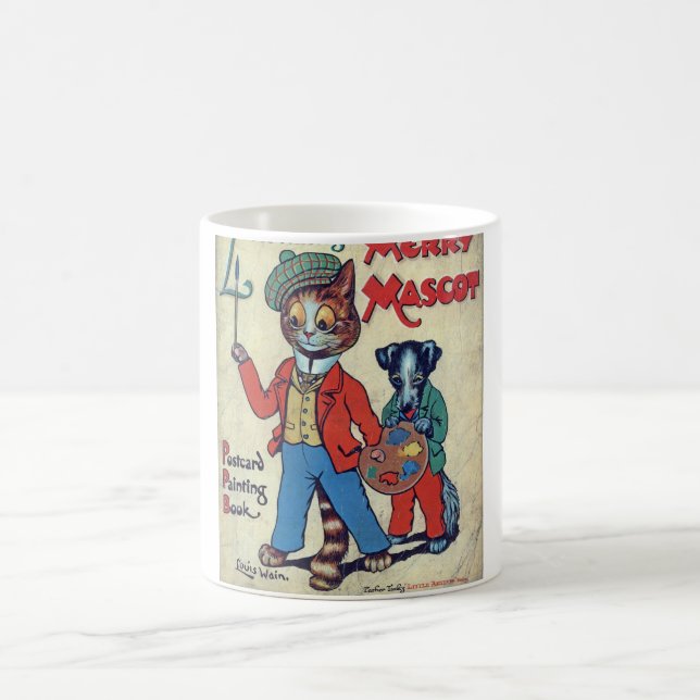 Caneca De Café Pintor Cat, Louis Wain (Centro)