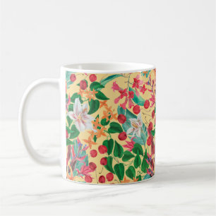 Caneca De Café Pintor de aquarelas com padrão uniforme de beleza