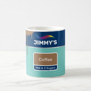 Caneca De Café Pintor e Decoradores Clássicos, 325 ml De Café Mu