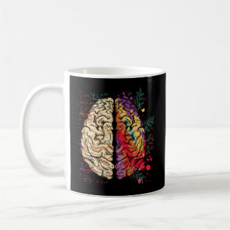 Caneca De Café Pintor Neuroscience Colorida Hu Brain