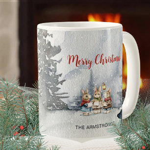 Caneca De Café Pintoresco Natal de Inverno Carolinos Coelho Aquar
