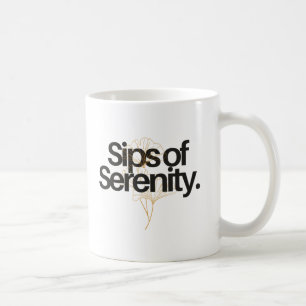 CANECA DE CAFÉ PINTOS DE SERENIDADE.