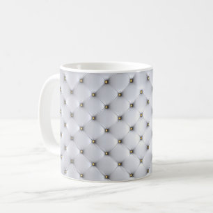 Caneca De Café Pintuck parece elegante e elegante