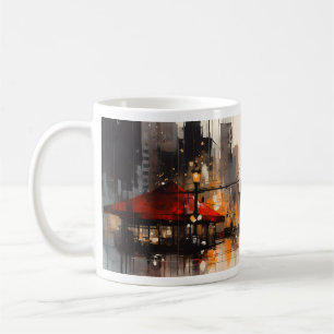 Caneca De Café Pintura a Tinta de Rua