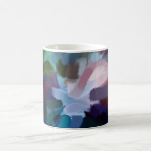 Caneca De Café pintura abstrato Abstrato Art 13.o