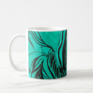 Caneca De Café Pintura Acrílica
