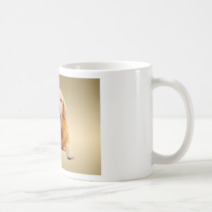 Caneca De Café Pintura artística em aquarela de cão Labrador pret