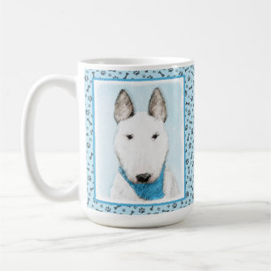 Caneca De Café Pintura Bull Terrier - Arte Cachorro Original Boni