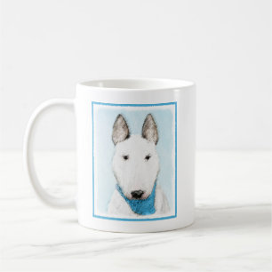 Caneca De Café Pintura Bull Terrier - Arte Cachorro Original Boni