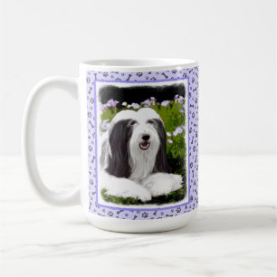 Caneca De Café Pintura Collie com Manteiga - Arte Cachorra Origin