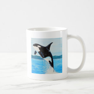 Caneca De Café Pintura da orca