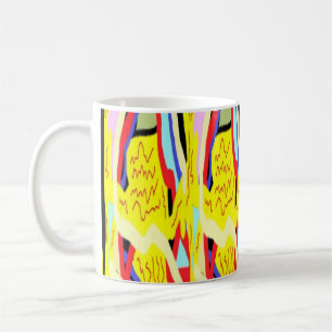 Caneca De Café pintura de abstrato