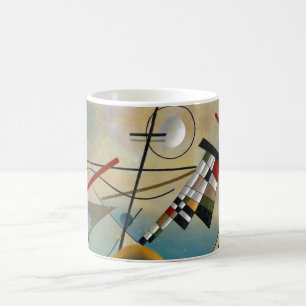 Caneca De Café Pintura de Abstrato de Composição Kandinsky