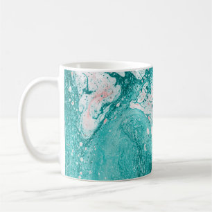 Caneca De Café pintura de abstrato. Trabalho de arte moderno. Efe