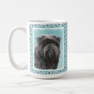 Caneca De Café Pintura de Affenpinscher - Arte de Cachorro Origin